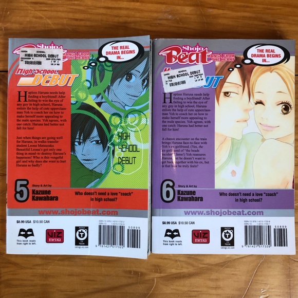 High School Debut Manga Volume 1-10 Kazune Kawahara Shojo Beat Romance Teen - Picture 8 of 15